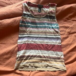 Striped vintage Ralph Lauren tank top medium but looks cute on an xs